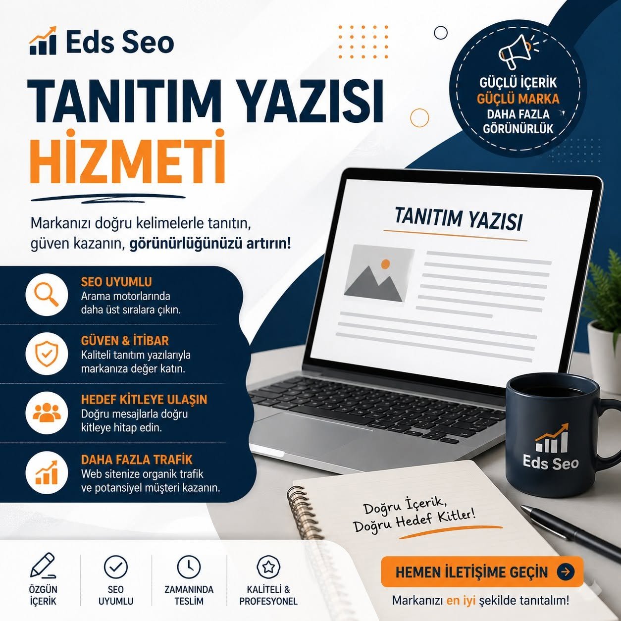 SEO Uyumlu Tanıtım Yazısı Paketleri ile Dijital Görünürlüğünüzü Büyütün